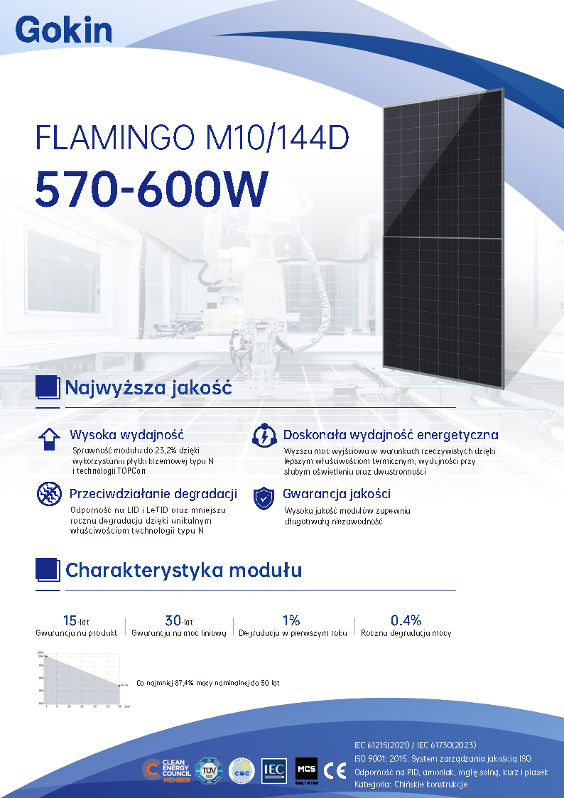 FLAMINGO M10-144D<br>570-600W