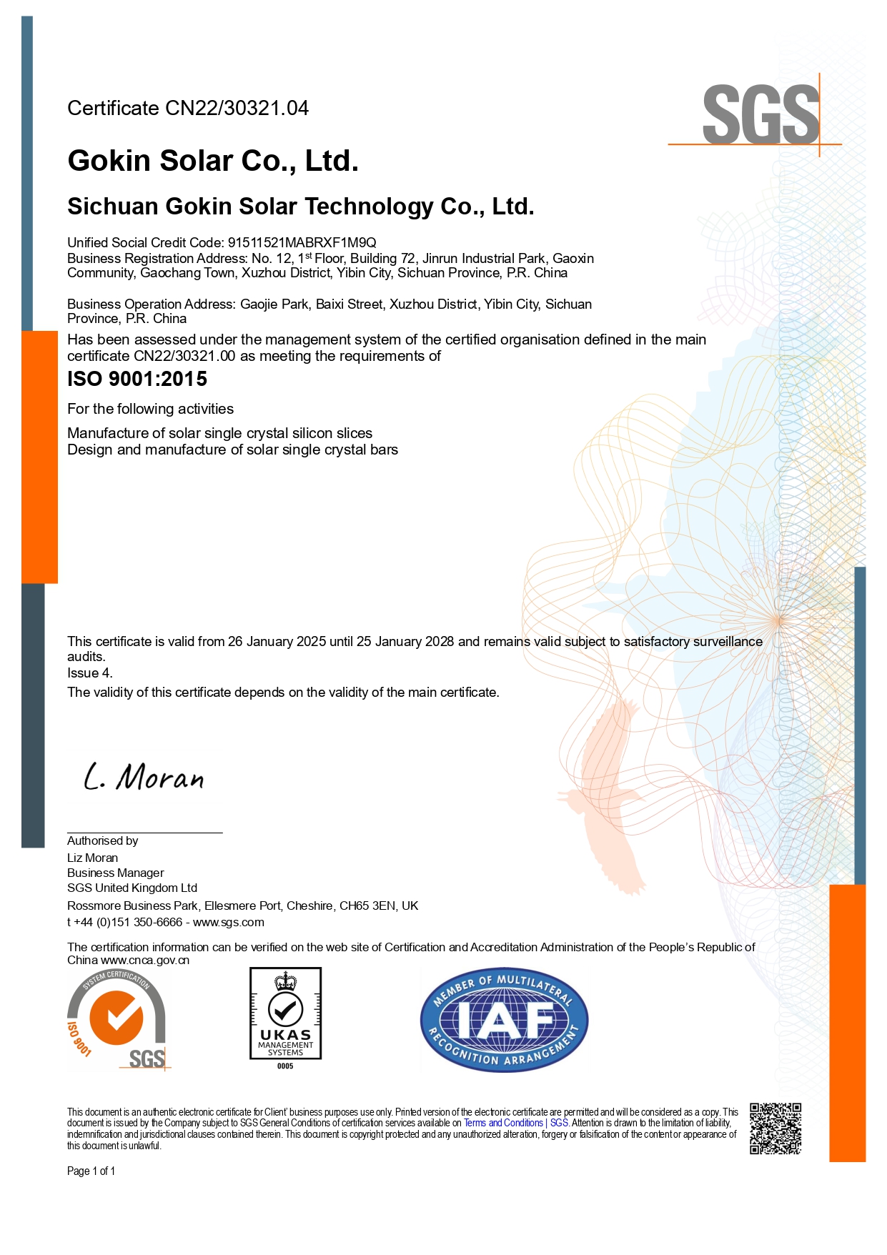 Sichuan Gokin 9001